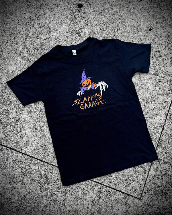 Slappy’s Garage- Halloween Scarecrow Tee