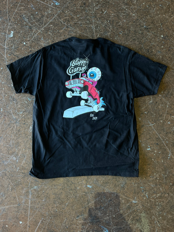 Slappy's Garage- Curb Rider Shop Tee