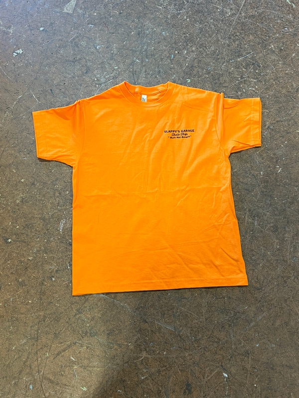 Slappy's Garage- DIY Tee- Orange