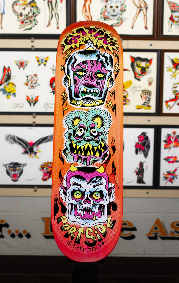 Slappy's Garage- Portside Tattoo Collab