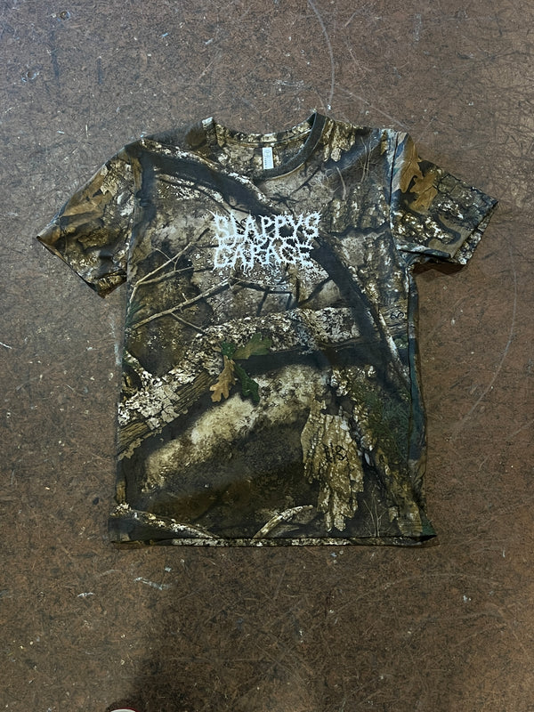 Slappy’s Garage- Spike Tee- Realtree